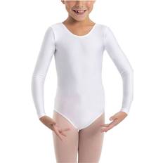 White Bodysuits Intermezzo Ly Ml Long Sleeve Leotard White Years Girl