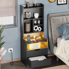 Adorneve Nightstand with Night Stand Bedside Table