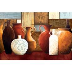 Square Framed Art Marlow Home Co Patchwork Pots 2 Framed Art