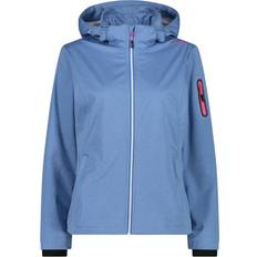 CMP Damen Light Melange Softshell Jacke blau