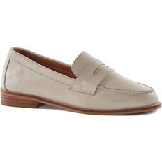 Synthetic Loafers Dune London 'Ginelli' Leather Loafers Ecru