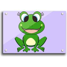 Purple Posters East Urban Home Ready to Leap Paper Print 59.4cm H x 84.1cm W Poster