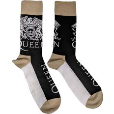 Queen Crest and Band Logo Ankle Socks Black 7-11