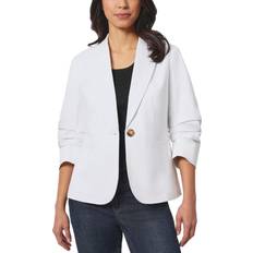 Denim - Women Blazers Jones New York City Pleat Sleeve Denim Blazer