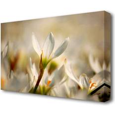 East Urban Home Snow Drops In Bloom Flowers Canvas Print Framed Art