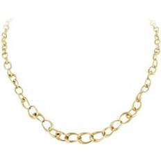 Georg Jensen Necklaces Georg Jensen Offspring 18ct Yellow Gold Graduated Link Necklace Gold