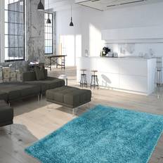 Carpets & Rugs BeddingMill UK Touch Me TOU 370 Petrol Plain Blue