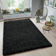 99rooms 170cm 4ft Extra Large Rug Soft Shaggy Black