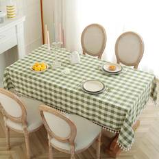 Checkered Tablecloths Tianfu Square Plaid Square Buffalo Tablecloth Green