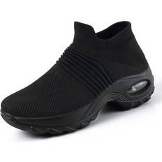 Black, 38 Women Air Cushion Breathe Trainers Shoe Sneaker Arch Support Not/Specified