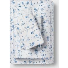 Multi Colored Bed Sheets Threshold Printed Performance Bed Sheet Blue, White (264.2x238.8)