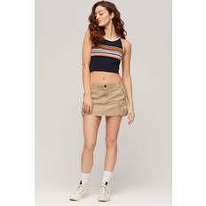Superdry Nederdele Superdry Nederdel Utility Parachute Casual - Gråt