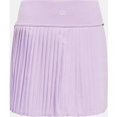 Pleated Miniskirt - Purple