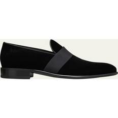 Santoni Men's Isomer Grosgrain Velvet Formal Loafers