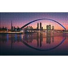 GUOHLOZ All Jigsaw Puzzels Pussel, 1000 bitar, Stad, Dubai, 75x50cm