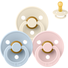 Bibs Rund Colour Napp Sampackning 3 st Stl 2 The Babyshower Collection