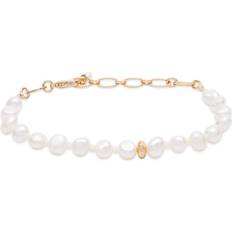 Anni Lu Stellar Pearly Armbånd kt. Guldbelagt Messing 202-10-11 Dame Brass