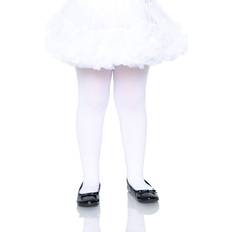 Élasthanne Collants Leg Avenue Girl's Costume Stretch Tights - White