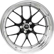 Car Rims Weld Racing S77 20x8 5x120mm BP 5.3in. BS Black Wheel High Pad - Non-Beadlock