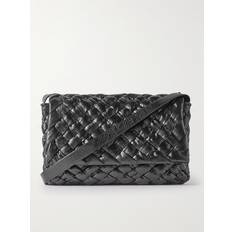 Bottega Veneta Rumple Leather Messenger Bag