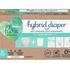 Pampers Accessories Pampers Pure Hybrid Kits Reusable Cloth Diaper Covers Disposable Inserts O