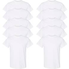 Gildan Heavy Cotton T-Shirt G5000, White 10-Pack
