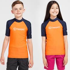 Kids' Short Sleeve Rash Vest Orange 11-12Y