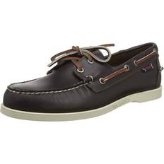 Men Boat Shoes on sale Sebago Dockside Portland Leather Boat Shoes - Dark Brown