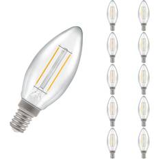 Light Bulbs Crompton Crompton Candle LED Light Bulb E14 2.5W 25W Eqv Warm White 10-Pack Clear