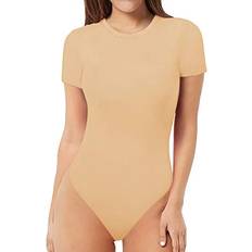 Round Neck Short Sleeve T Shirts - Basic