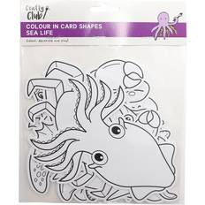 Pack of 12 In Card Shapes Sealife