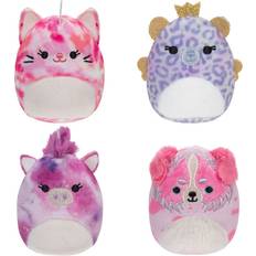 Jazwares Squishville Mini Squishmallows Gosedjur 4-Pack Sleepover Squad 5 cm