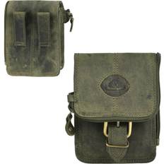 Greenburry Bæltetasker Greenburry Gürteltasche Leder 10x13cm "Vintage" oliv