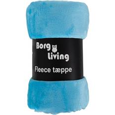 Borg Living Fleece Tæppe Blå