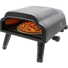 Outdoor Pizza Ovens Flame King LEHAVA 14 Portable Propane Pizza Rotating Stone