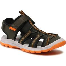 Superfit Åbne Sko Tornado - Khaki/Orange