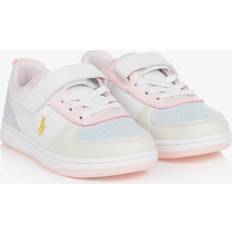 Polo Ralph Lauren Polo Court II C-white Tumbled/lt Pink/lt Blu Unisex