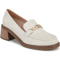 White - Women Loafers Dr. Scholl's Women's Rate Up Bit Loafers Off White Faux Leather