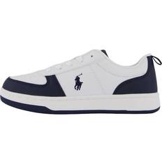 Chaussures Enfant Polo Ralph Lauren Court II C-white Tumbled/navy Unisex