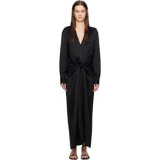 Toteme Dresses Toteme Black Knot Maxi Dress 001 BLACK DK