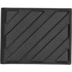 Off-White Chevron Bifold Leather Wallet - Black