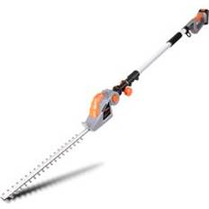 Cordless long reach hedge trimmers Terratek 20V Long Reach Hedge Cutter Orange