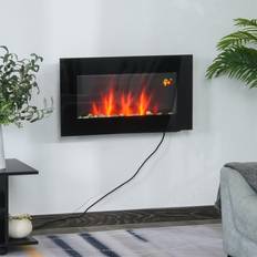 Fireplaces Belfry Heating 1000W/2000W Electric Wall Fireplace With LED Flame Effect