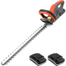 Terratek Cordless Hedge Trimmer 20V Lightweight Handheld Orange