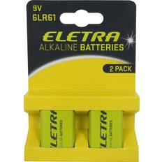 ELETRA EA29V23 9 V BATTERIER, 2 ST