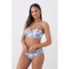 Polyester Bikini Tops Dorothy Perkins Womens Structured Cup Detail Bikini Top