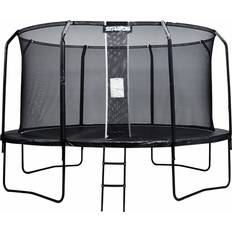 Tappeti elastici Stratos Cama Elástica 427cm con red de Seguridad, Premium Black Line
