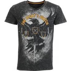 Game of Thrones the night's watch männer t-shirt charcoal Grau
