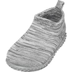 Textiel Instappers Playshoes pantoffels knitted grijs Maat