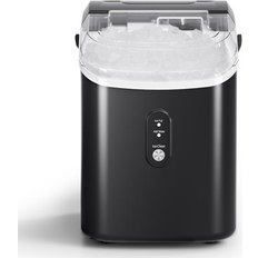 R.W.FLAME 33 Lb. Daily Production Nugget Clear Ice Portable Ice Maker, Countertop Ice Maker Machine w/ Self-Cleaning Function in Black s- Black
